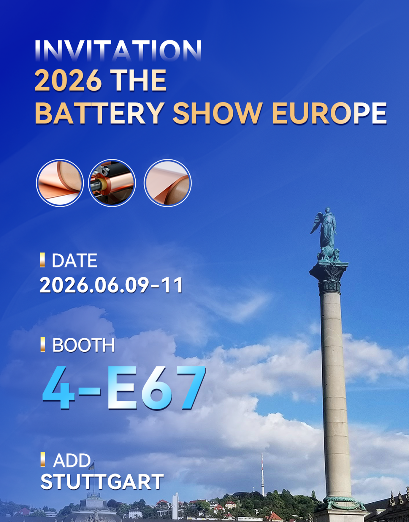 Hailiang will exhibit at the Battery Show Europe 2026, June 9–11, in Stuttgart—visit us at Booth 4-E67